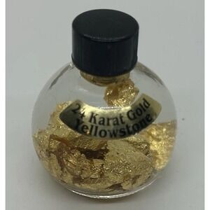 Yellowstone Bottle Of 24 Karat‎ Gold Souvenir